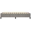 vidaXL Bedframe zonder matras 80x200 cm fluweel lichtgrijs
