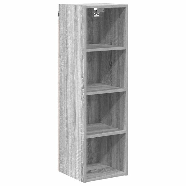 vidaXL Hangkast Grijs Sonoma 30 x 29,5 x 100 cm Bewerkt hout