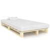 vidaXL Bedframe pallet massief grenenhout 120x200 cm