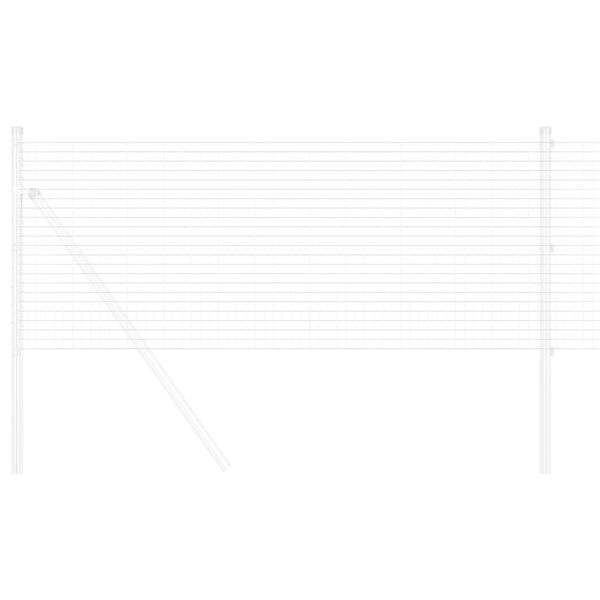 vidaXL Gelaste draadhek Zilver 0.6 x 50 m