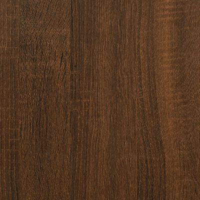vidaXL Dressoir 70x30x80 cm bewerkt hout bruin eikenkleur