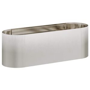 vidaXL Verhoogd Tuinbed Roestvrij staal 120 x 40 x 40 cm