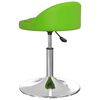 vidaXL Eetkamerstoelen draaibaar 4 st kunstleer groen