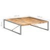vidaXL Salontafel 140x140x40 cm ruw mangohout