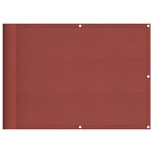 vidaXL Balkonscherm Terracotta 75x800 cm 100% Polyester Oxford