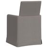 vidaXL Eettafelstoelen 2 pcs Taupe 57 x 67 x 95 cm Stof