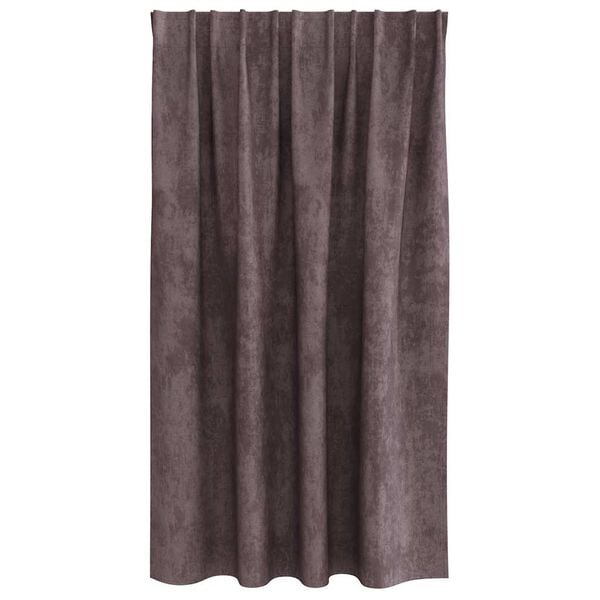 vidaXL Velvet Gordijnen met gordijnen 2 pcs Bruin 140 x 140 cm Fluweel