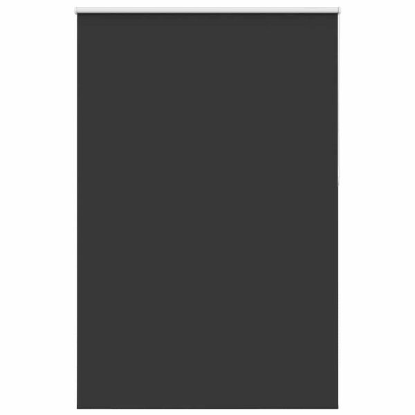 vidaXL Rolgordijn verduisterend 160x230 cm stofbreedte 156,6 cm zwart