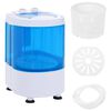 vidaXL Mini wasmachine met enkele trommel 2,6 kg