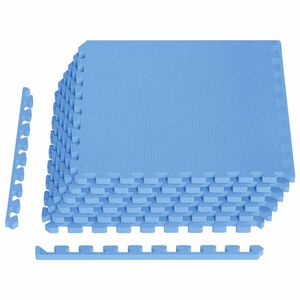 vidaXL Vloermatten 6 st Blauw 2,16 m&sup2; EVA Schuim