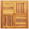 vidaXL Tafelblad vierkant 70x70x2 cm massief acaciahout