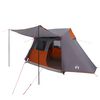 vidaXL Tunneltent Grijs en Oranje 475 x 220 x 192 cm