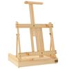 vidaXL Tafelezel met lade 41,5x37x12 cm massief grenenhout