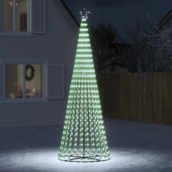 vidaXL LED-kerstboom 688 LEDs koud wit 300 cm
