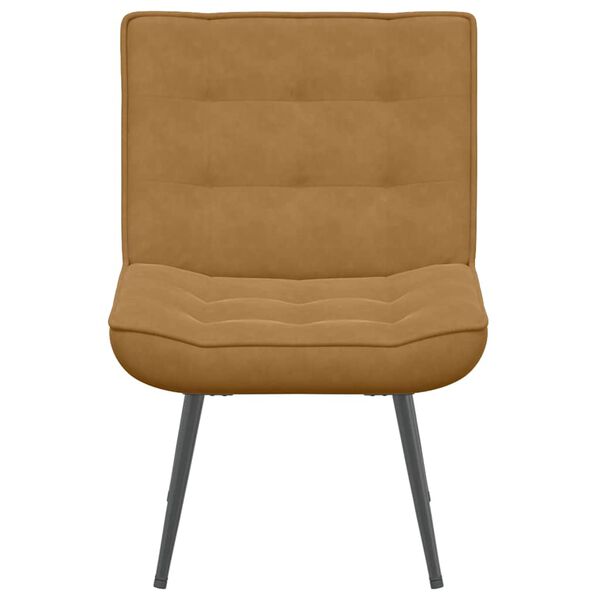 vidaXL Relaxstoel 64x74x84 cm fluweel bruin