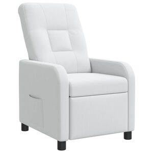 vidaXL Relaxfauteuil Wit Stof