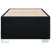 vidaXL Bedframe zonder matras 80x200 cm stof zwart