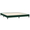 vidaXL Bedframe zonder matras 200x210 cm fluweel donkergroen