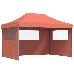 vidaXL Partytent 279 x 410 x 315 cm Terracotta Oxford Stof