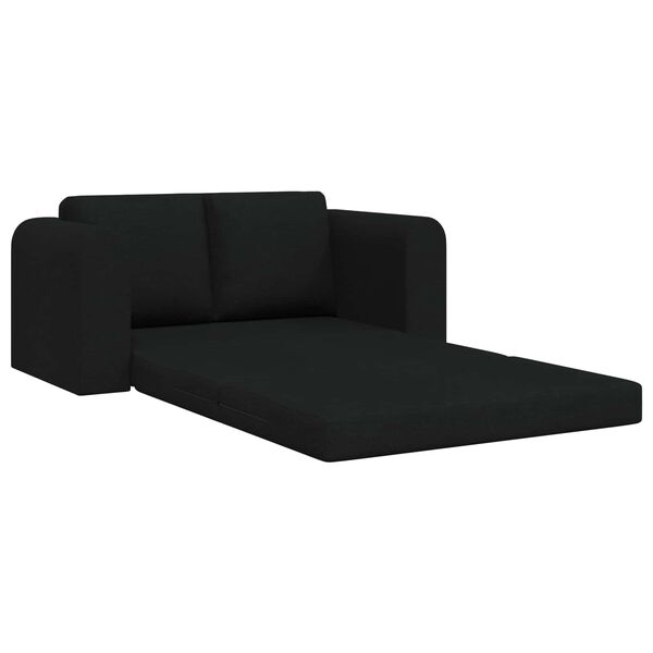 vidaXL Slaapbank 60cm Zwart Stof