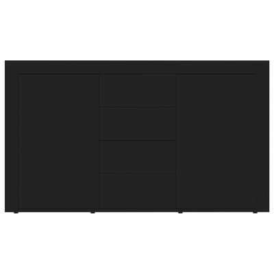vidaXL Dressoir 120x36x69 cm spaanplaat zwart