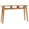 vidaXL Wandtafel 120x35x75 cm massief teakhout
