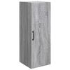 vidaXL Wandkast Grijs Sonoma 33 x 34,5 x 90 cm Bewerkt hout