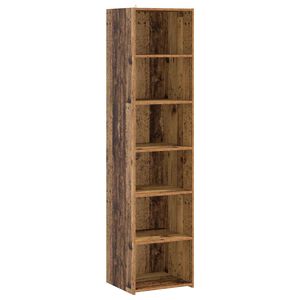 vidaXL Dressoir Oud hout 45 x 41 x 185 cm Bewerkt hout