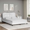 vidaXL Bedframe zonder matras "Hvar" kunstleer wit 140x190 cm
