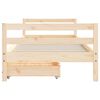 vidaXL Kinderbedframe met lades 80x200 cm massief grenenhout