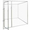 vidaXL Honden Kennels Zilver 192 x 192 x 195 cm Gegalvaniseerd staal