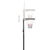 vidaXL Basketbalstandaard 216-250 cm polyetheen wit