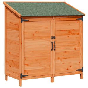 vidaXL Tuinschuur Bruin 106,5 x 56 x 113,5 cm Massief Vurenhout