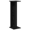vidaXL Plantenstandaard Zwart eiken 25 x 25,5 x 80,5 cm Bewerkt hout