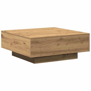 vidaXL Salontafel Artisan Eiken 80 x 80 x 31 cm