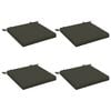 vidaXL Zitkussens SOEST 4 st 100% Polyester Antraciet 45 x 45 x 5 cm
