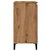 vidaXL Dressoir 60x35x70 cm bewerkt hout artisanaal eikenkleur