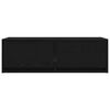 vidaXL Tv-kasten 2 st 80x31x25,5 cm spaanplaat zwart eikenkleurig
