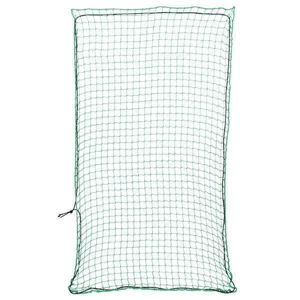 vidaXL Aanhangwagennet elastisch touw 2,7x1,5 m polypropeen groen