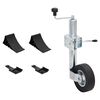 vidaXL Neuswiel met spanklem en wielblokken 60 mm