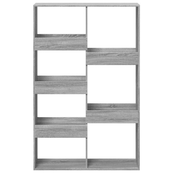 vidaXL Boekenkast 100x33x155,5 cm bewerkt hout grijs sonoma eiken