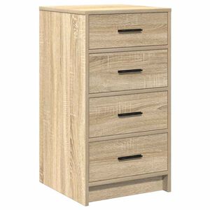 vidaXL Dressoir Sonoma eiken 40 x 41 x 75 cm Bewerkt hout