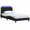 vidaXL Bedframe zonder matras "Hanko" 100x200 cm stof zwart