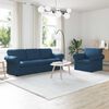 vidaXL Bank 2 pcs Blauw
