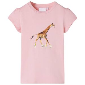 vidaXL Kindershirt 104 lichtroze