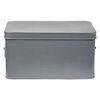 LABEL51 Opbergbox Media XL 35x27x18 cm antiekgrijs