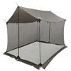 vidaXL Campingzeil met gaaswanden Bruin Grijs 270 x 210 x 210 cm