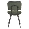 LABEL51 Eetkamerstoelen 2 st Vic 49x60x87 cm legergroen