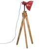 vidaXL Vloerlamp 25 W E27 45x45x120 cm verweerd rood