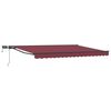 vidaXL Handmatige Luifelhouder met LED's 4 &times; 3 m